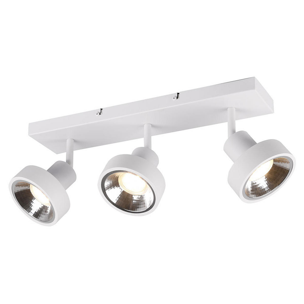 LED DECKENLEUCHTE Metall Weiß Matt - Weiß, Metall (16/44/19cm)