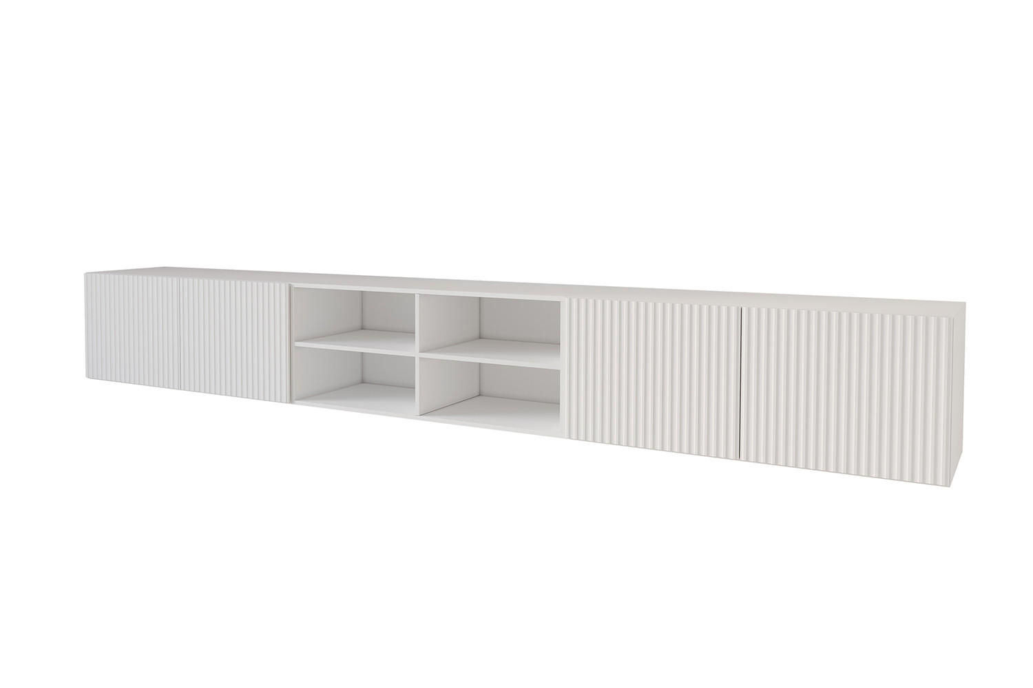 ALTDECOR NÍZKÁ komoda NOA-2-W 3x100x40x40 cm – bílá