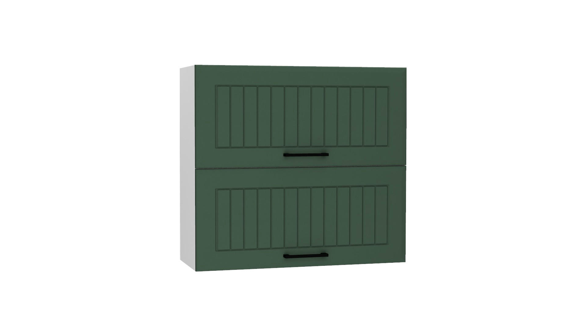 HÄNGESCHRANK W80GRF/2 -ARVION - Funktionales Design Konzept - Grün, Holz/Metall (80/72/30cm)