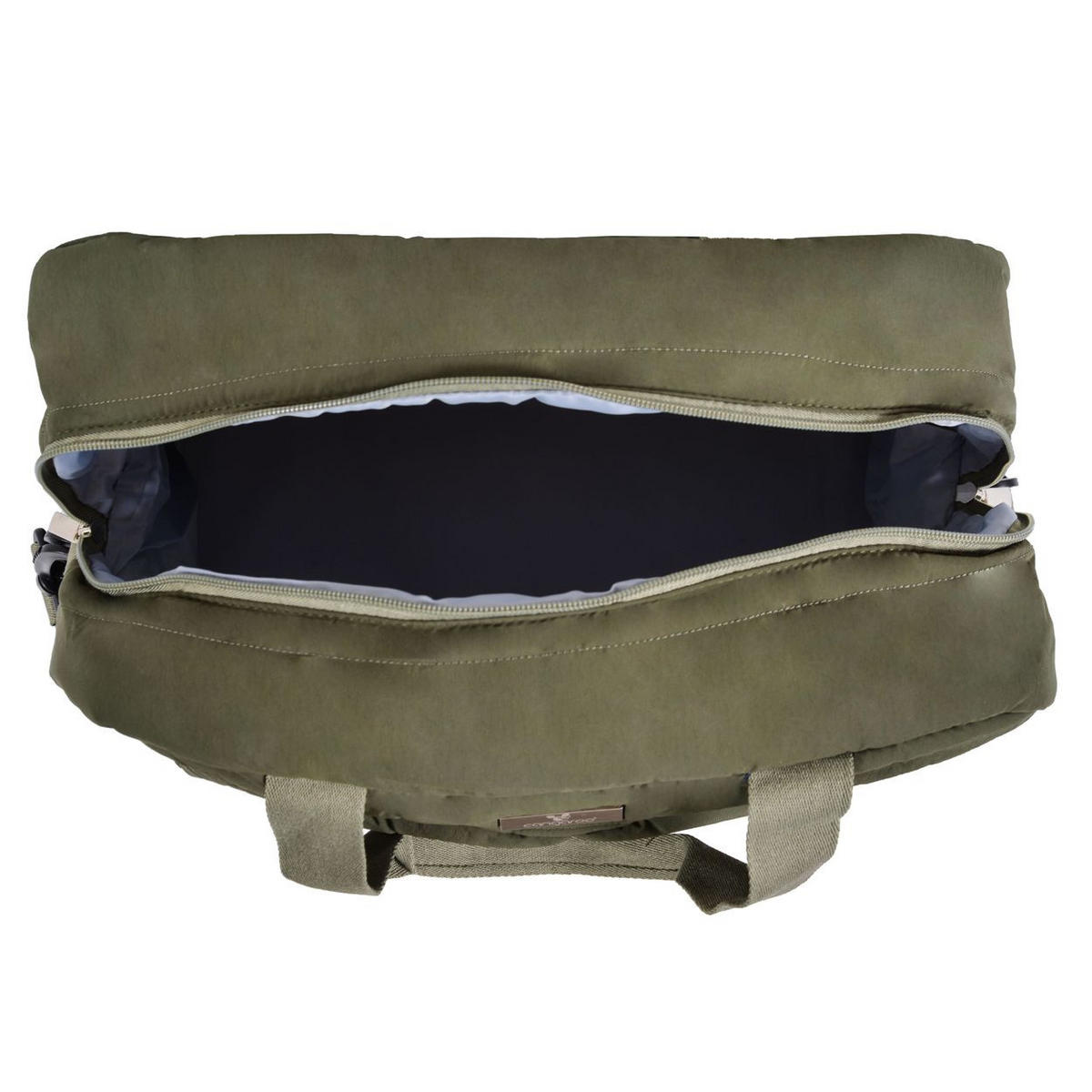 WICKELTASCHE Solana grün Wickelunterlage, Seitentaschen, Isoliertasche, Kinderwagenclips - Grün, Textil (17/35/45cm) - Cangaroo