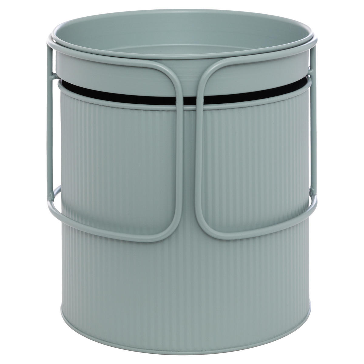 BLUMENTOPF Metall Aze Ø 30 cm 2er-Set - Grün, Metall (28.5/26/28.5cm) - Atmosphera Createur d´interieur