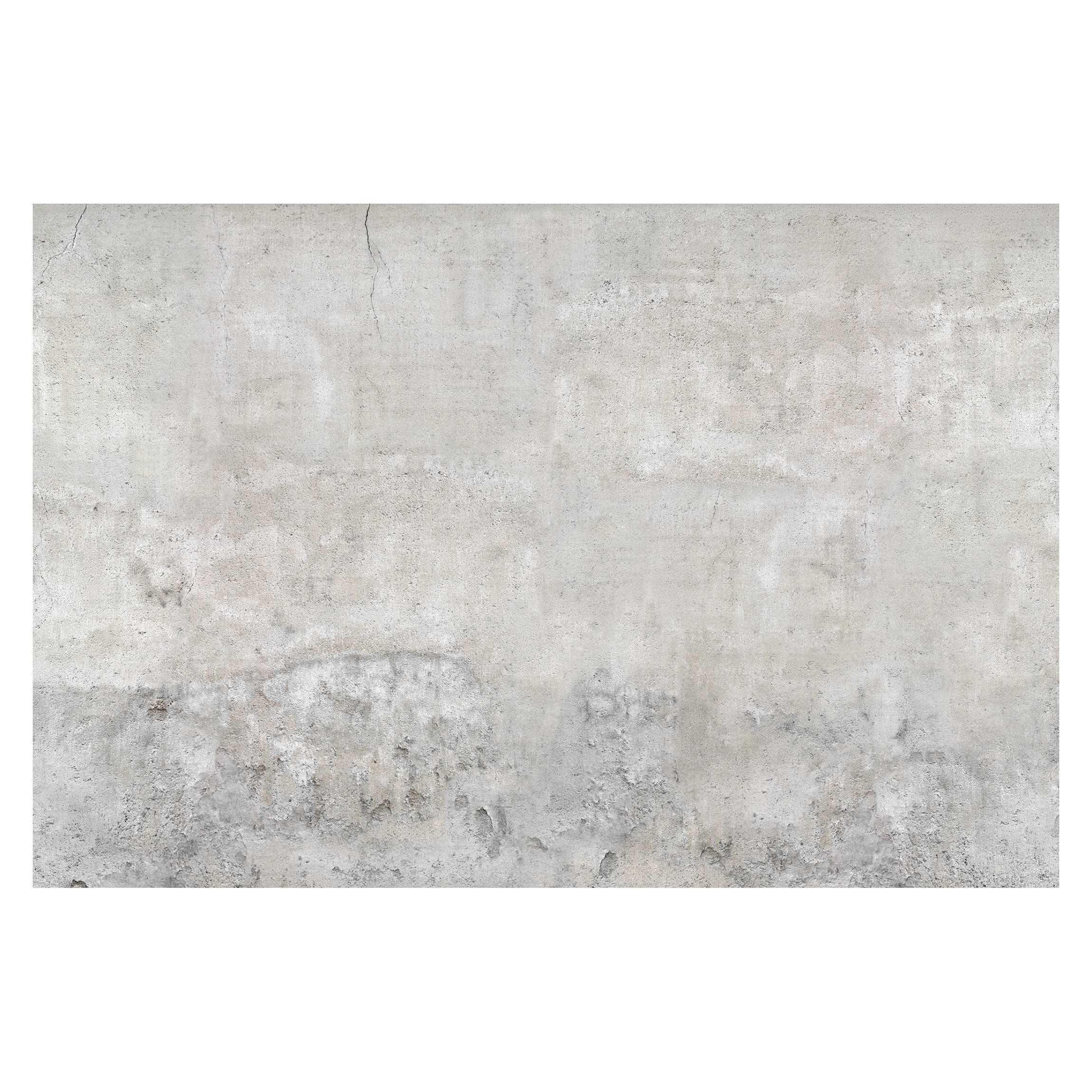 FOTOTAPETE Shabby Betonoptik 336/225 cm - Grau, Papier (336/225cm) - Bilderwelten