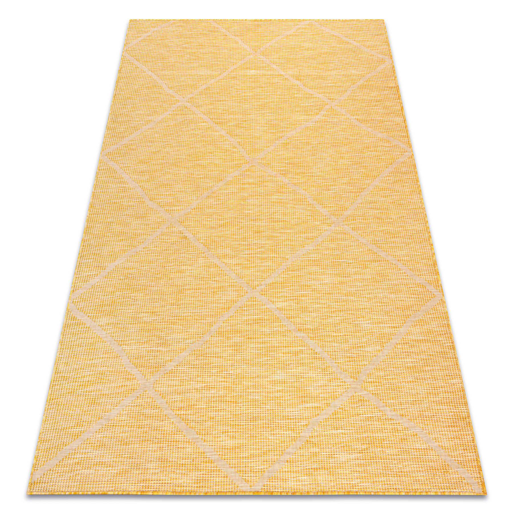 TEPPICH PATIO 194/290 cm - Gelb, Textil (194/290cm) - rugsX
