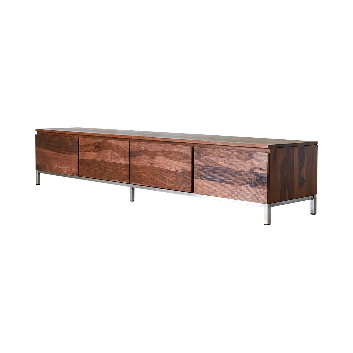TV-SCHRANK Nova Dunkelbraun aus Palisander - Dunkelbraun, Holz (206/40/44cm) - Tikamoon