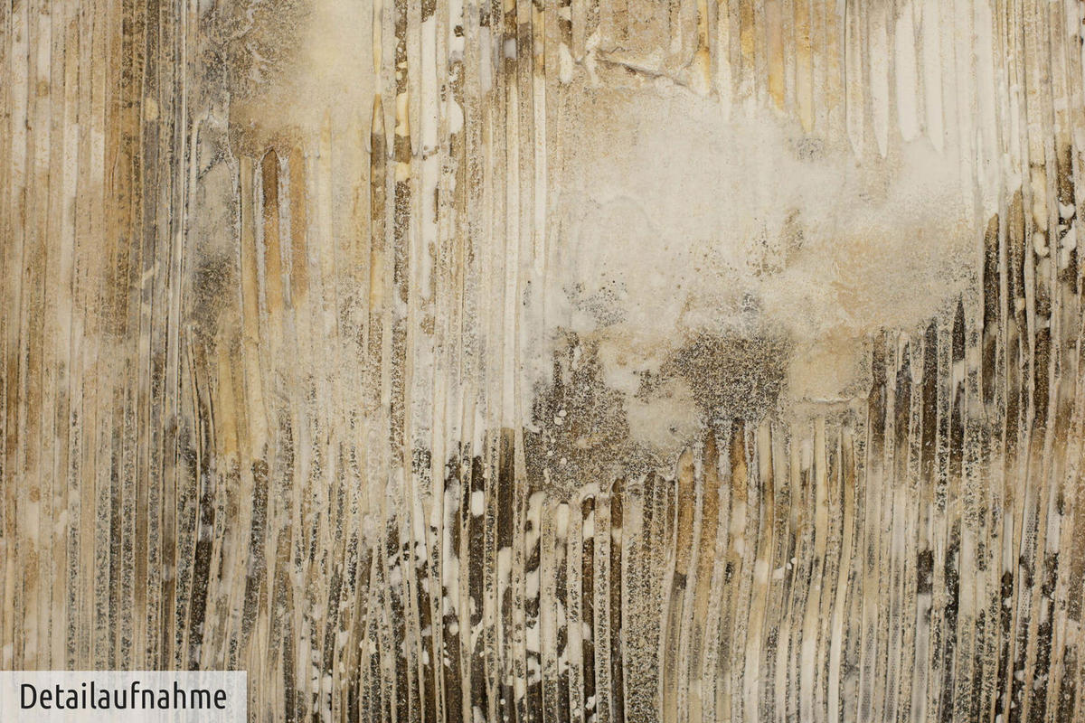 ACRYLBILD HANDGEMALT 60/80 cm - Beige/Braun, Holz/Textil (1.45/80cm) - KUNSTLOFT