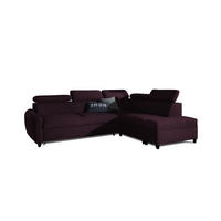 ECKSOFA Schlafsofa Anton In Esito - Violett, Holzwerkstoff/Textil (265/205cm) - Fun Möbel