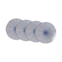 DESSERTTELLER Royal Makoto weiß-blau ø 21,5 cm 4er Set - Blau/Weiß, Keramik (21.5cm) - Ritzenhoff Breker
