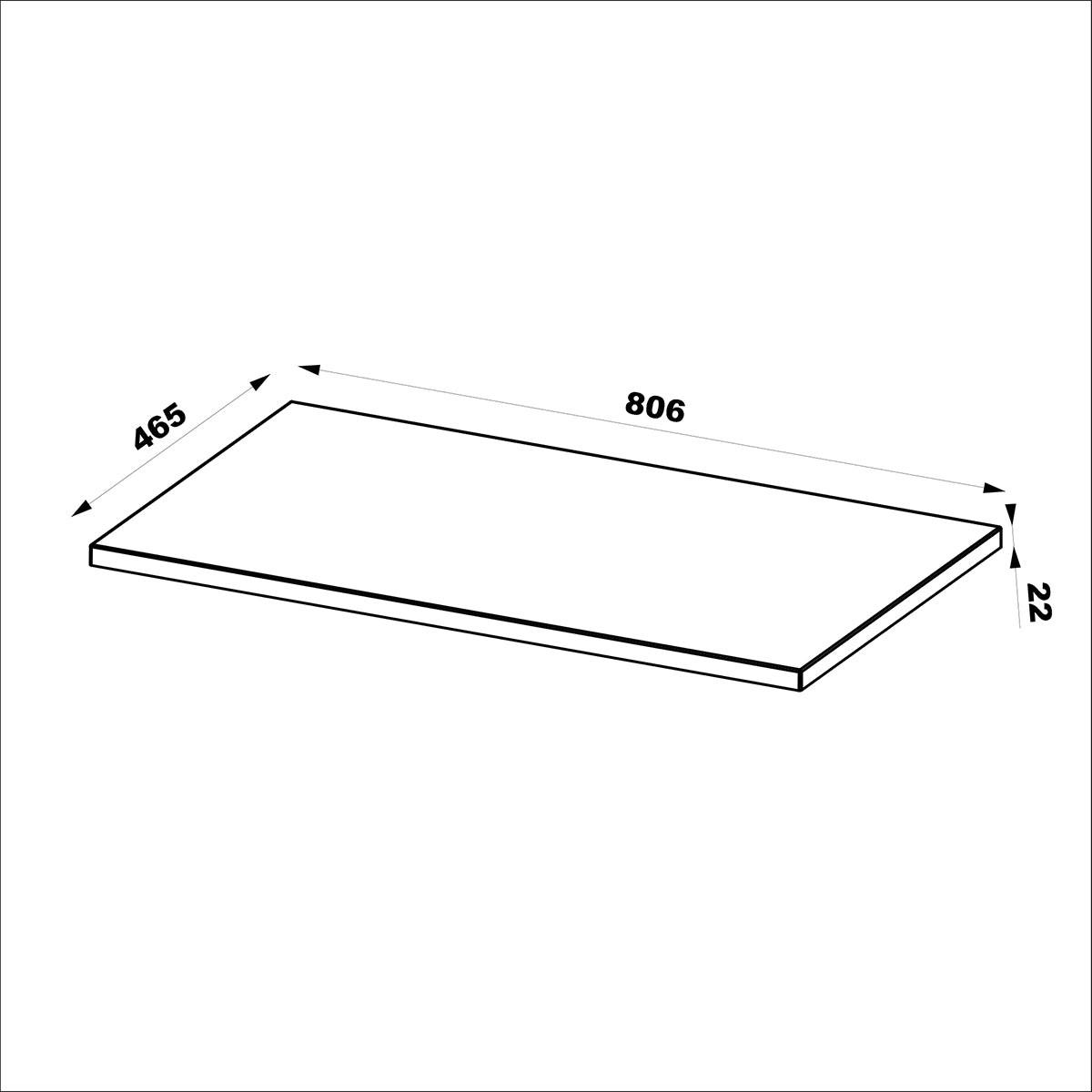 DONJI ELEMENT ZA UMIVAONIK 80.6cm Tao Drvo - smeđa, drvni materijal (80.6/52.2/46.5cm) - Petits-meubles