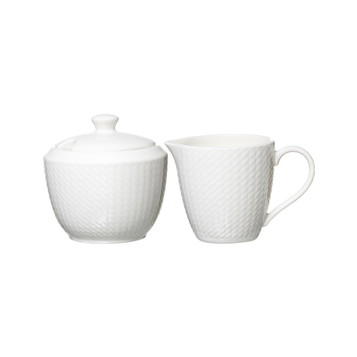 MILCH- UND ZUCKER-SET Saphir weiß 2er Set - Weiß, Keramik (1/1cm) - Ritzenhoff Breker