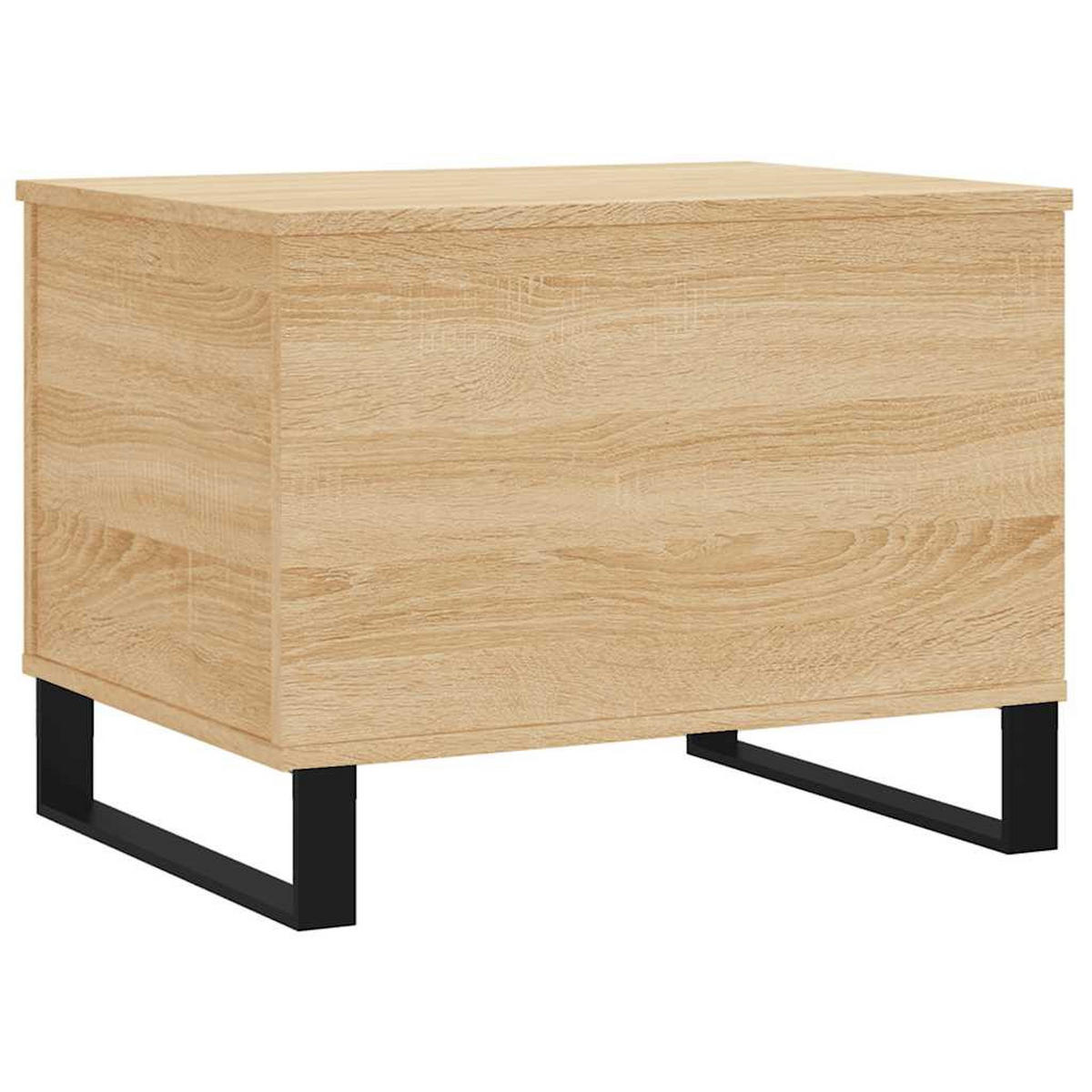 COUCHTISCH 60/44,5/45 cm aus Holzwerkstoff Sonoma-Eiche mit Höhenverstellbarer Tischplatte - Sonoma Eiche, Holz (44.5/60/45cm) - vidaXL