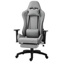 BÜROSTUHL, Schreibtischstuhl, PP, Grau - Grau, Kunststoff (57/135/73cm) - Vinsetto