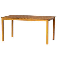 GARTENTISCH Rechteckig Braun 150 x 90 x 75 (cm) - Braun, Holz (90/150/75cm) - Nordlys