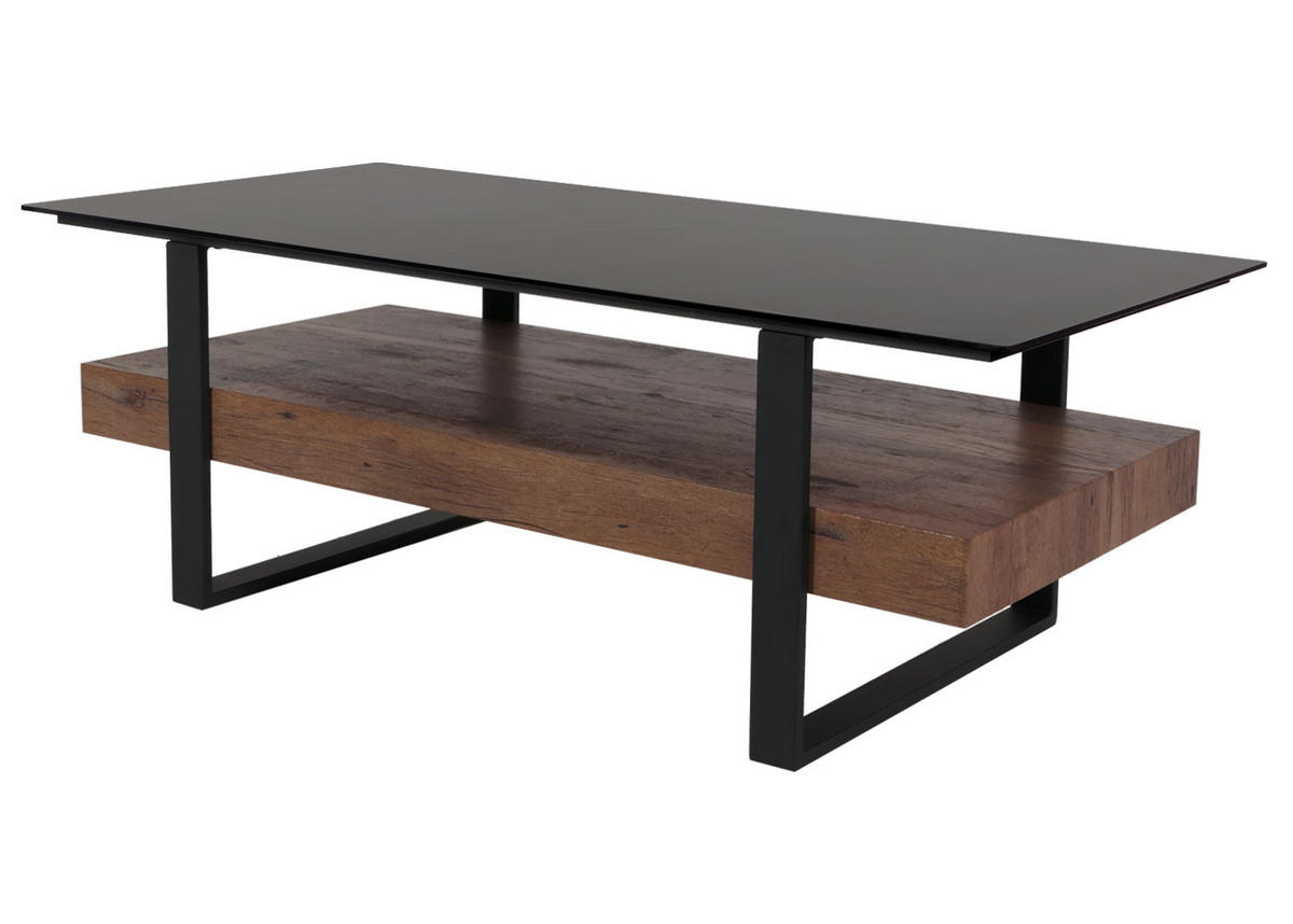 COUCHTISCH rechteck Schwarz - Schwarz, Holz (60/120/43cm) - MCW