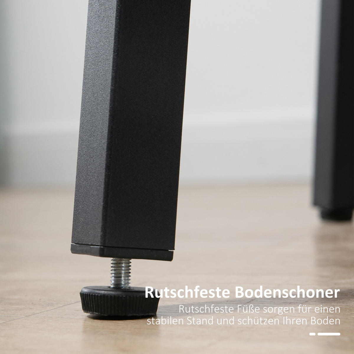 ESSZIMMERTISCH Esstisch Küchentisch für 4 Personen für Esszimmer, Küche, Braun - Braun, Kunststoff (80/80/76cm) - HOMCOM