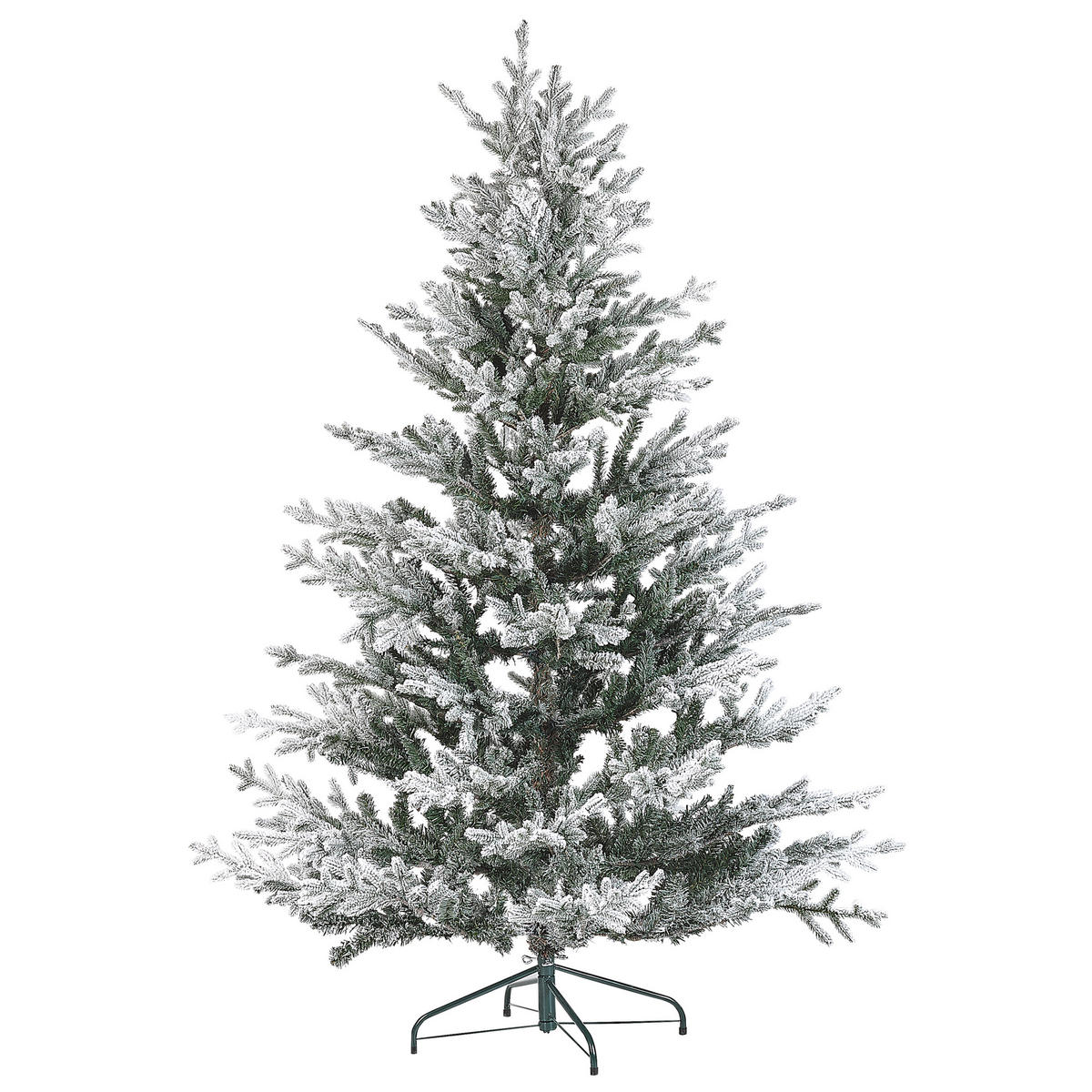 WEIHNACHTSBAUM 180 cm Weiß Brisco - Weiß, Kunststoff (180cm) - Beliani