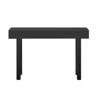 KONZOLOVÝ stolík 120/35,5/76,5 cm čierny, so zásuvkami a USB nabíjaním - čierna, kompozitné drevo (120/35.5/76.5cm) - BEAOK