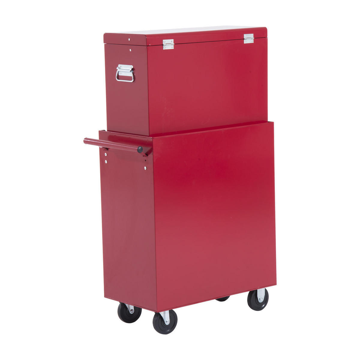 FAHRBARER Werkzeugwagen, Rollwagen, Rot - Rot, Metall (33/113/61.5cm) - HOMCOM