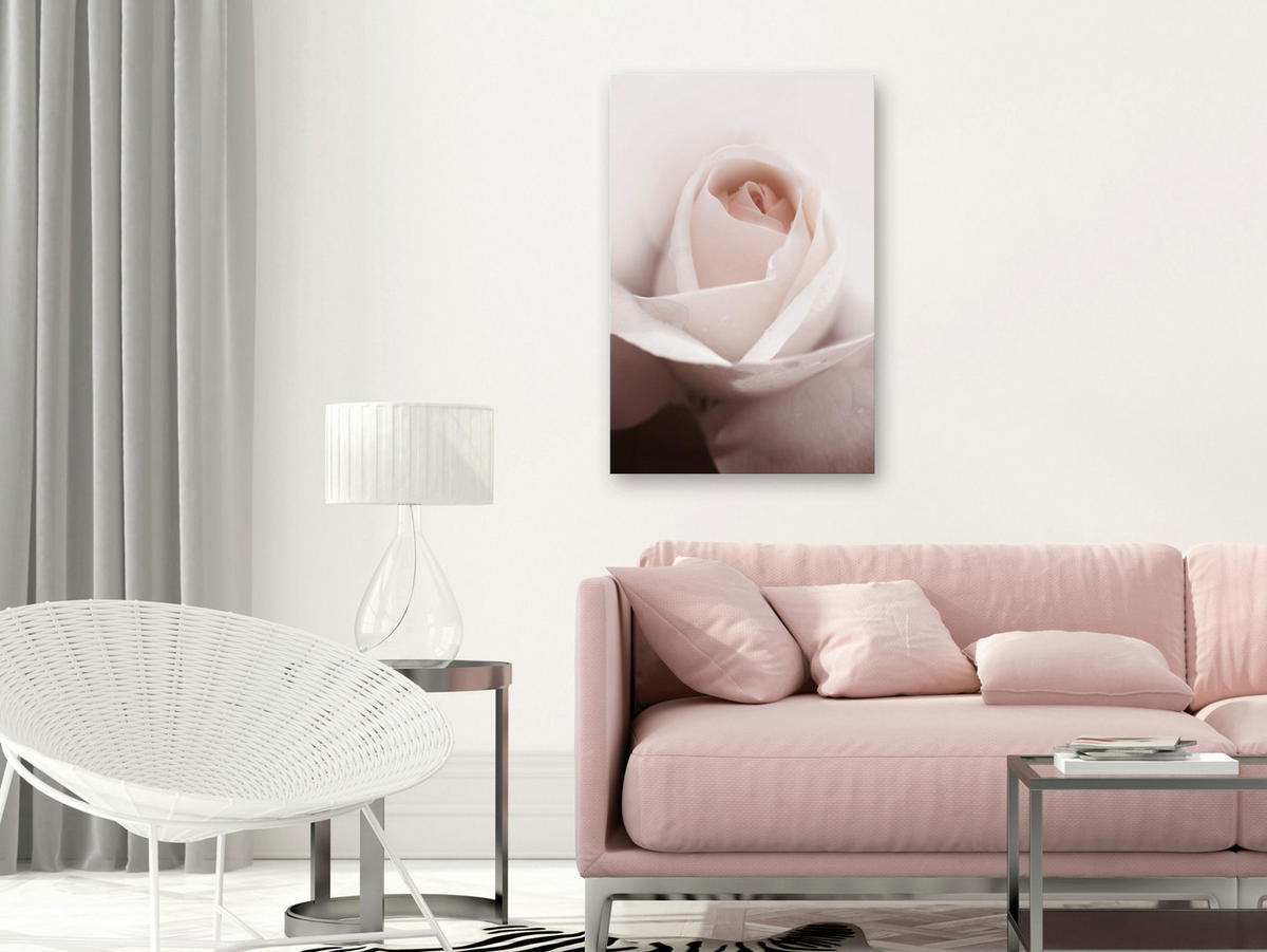 KUNSTDRUCK Rosa 40/60 cm - Pink, Textil (40/60cm) - KUNSTLOFT