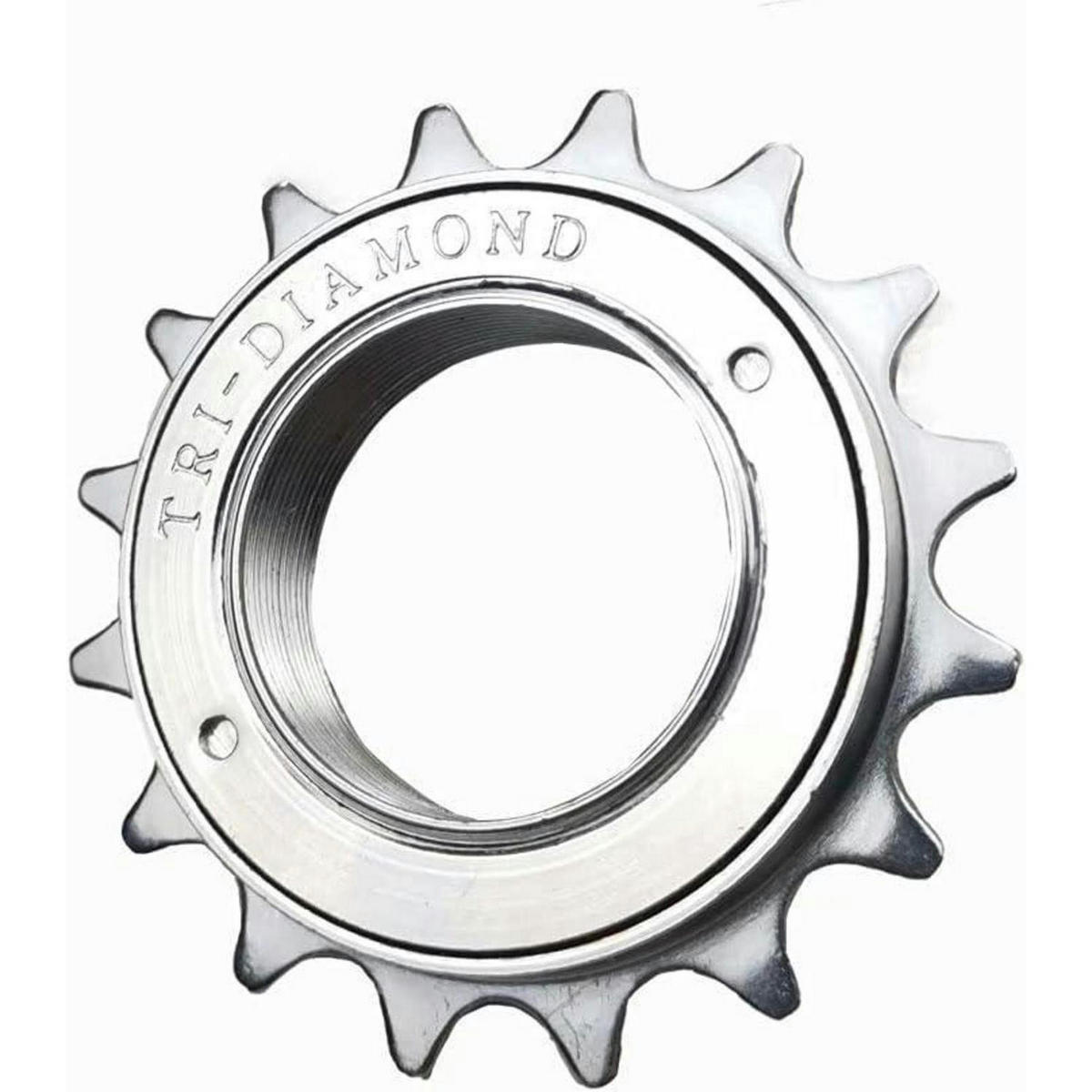 FAHRRADFREILAUF 16 Zähne 1/2 x 1/8 - Silberfarben, Metall (8/1.5/8cm)