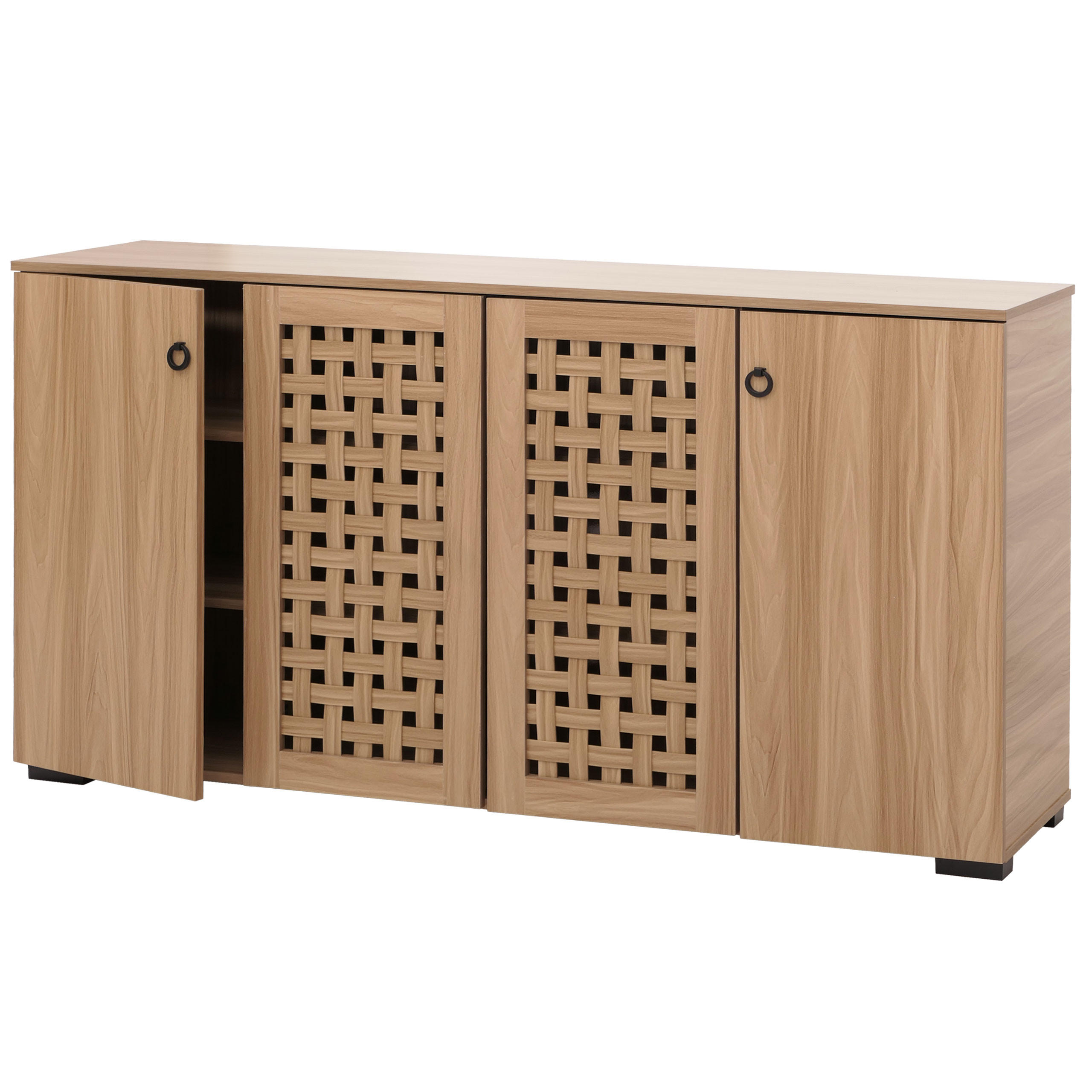 SIDEBOARD Braun - Braun, Holzwerkstoff (159/83/37cm) - MCW