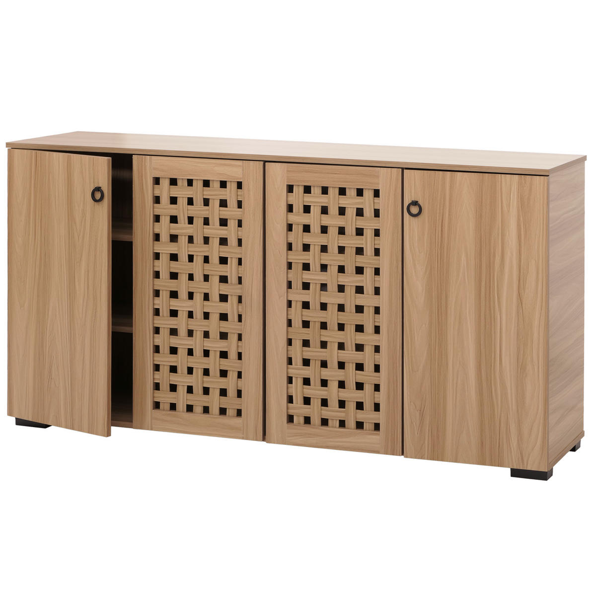 SIDEBOARD Braun - Braun, Holzwerkstoff (159/83/37cm) - MCW