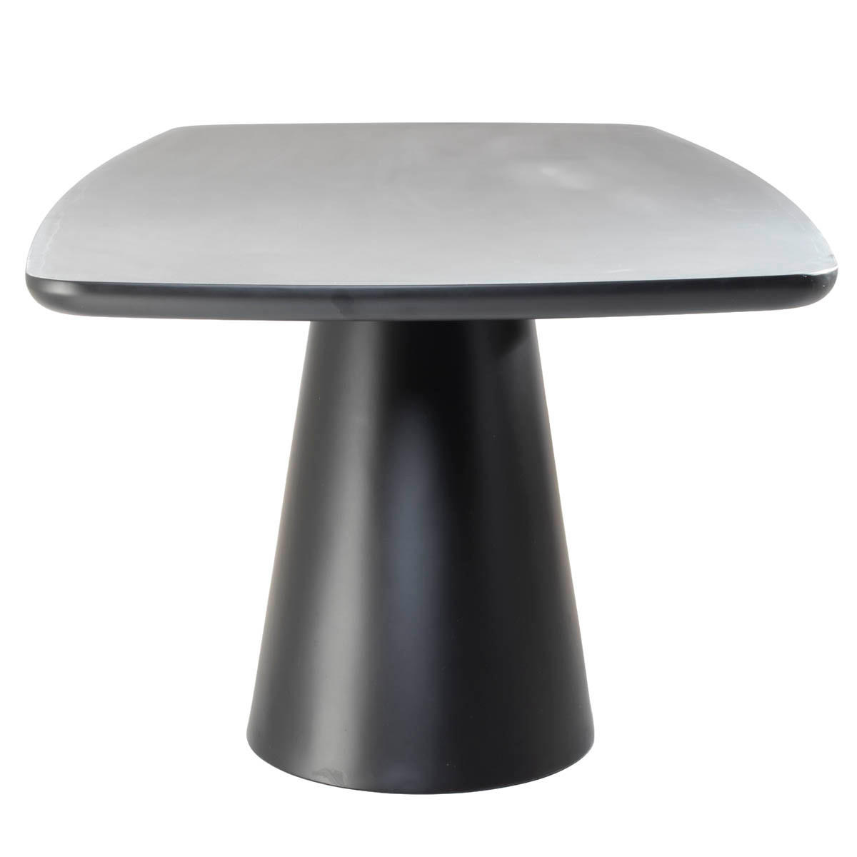 ESSTISCH aus HPL 200x100x76cm, schwarz - Schwarz, Holz (200/100/76cm) - Giga Meubel