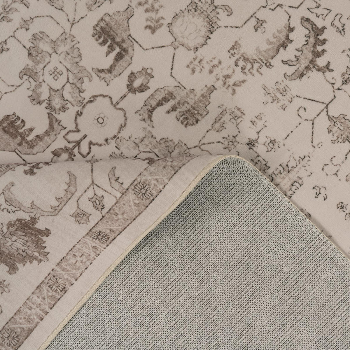 KURZFLORTEPPICH 120/160 cm Semer 427 - Beige, Kunststoff (120/160cm) - Paco Home