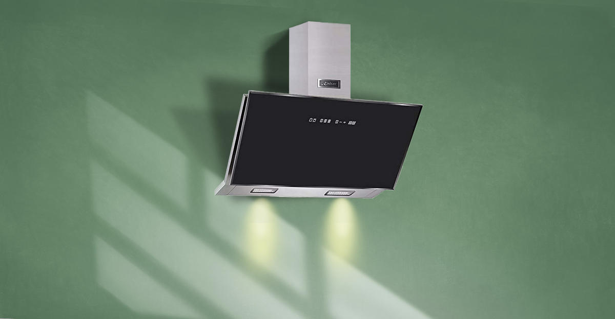 DUNSTABZUGSHAUBE AT 9430 F Eco 90cm Schwarz - Schwarz, Glas/Metall (90/78.8/48cm)