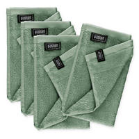 GÄSTEHANDTUCH 4ER SET AUS 100 % BAUMWOLLE SENSE - Grün, Textil (30/50cm) - Schöner Wohnen