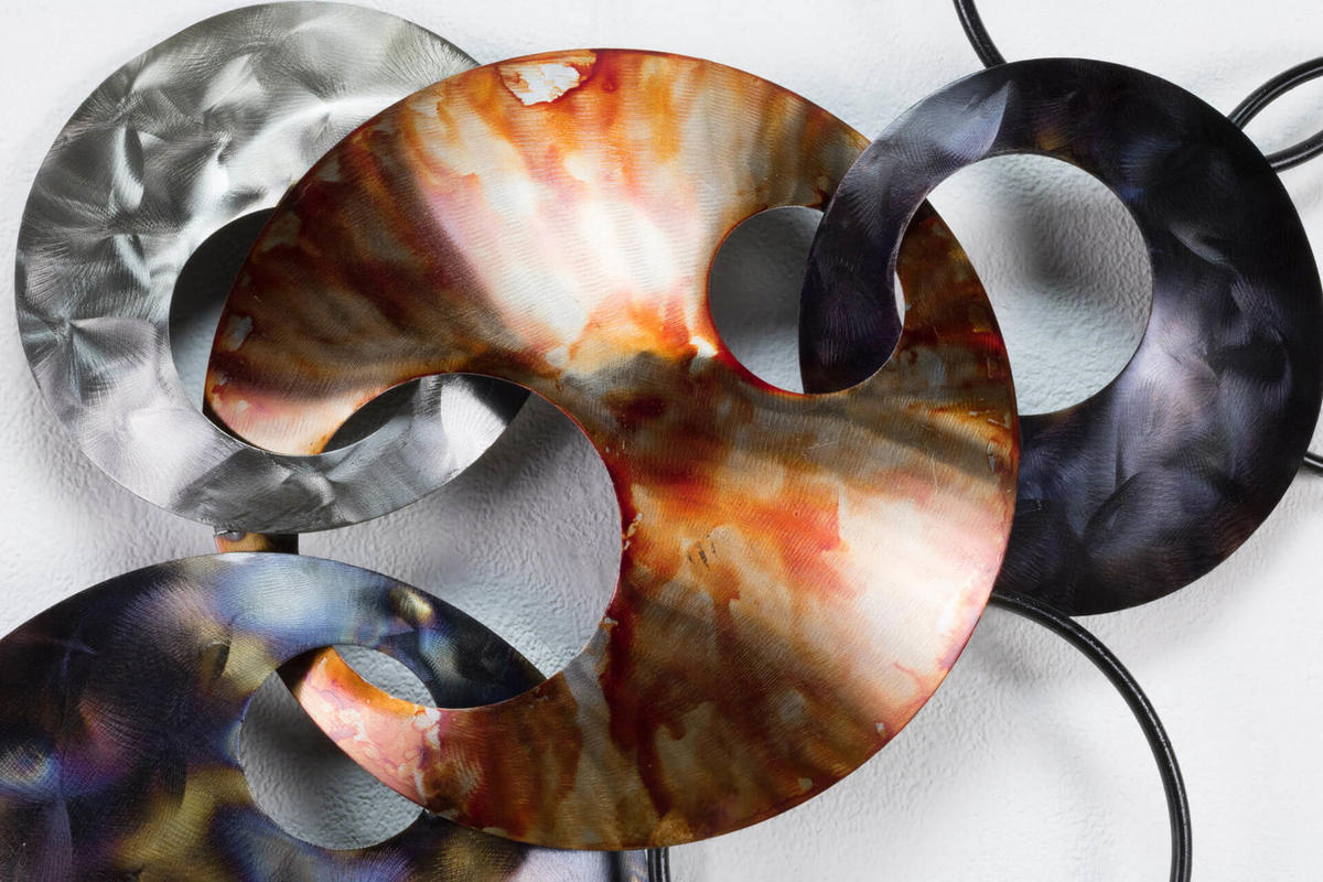 WANDDEKO Kupfer 106/56 cm - Kupferfarben, Metall (3.4/56/8cm) - KUNSTLOFT
