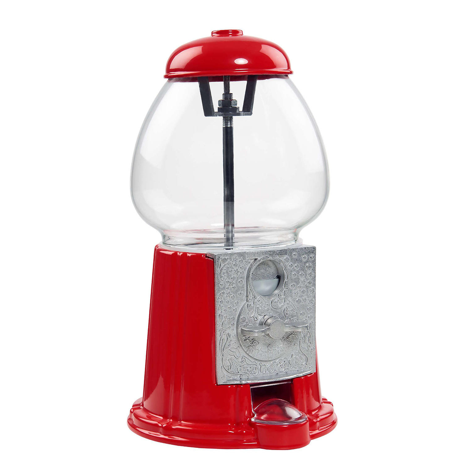 KAUGUMMI-AUTOMAT Big Spender - Rot, Glas/Metall (17/29/17cm) - Butlers