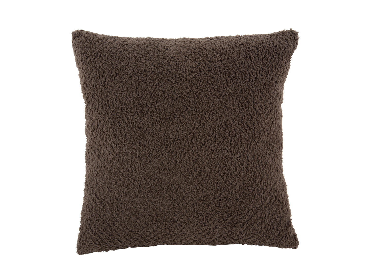 DEKOKISSEN Lana 45/45/8 cm - Dunkelbraun, Kunststoff (45/45cm) - Present Time