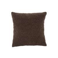 DEKOKISSEN Lana 45/45/8 cm - Dunkelbraun, Kunststoff (45/45cm) - Present Time