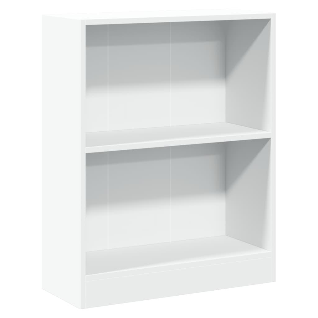 BÜCHERREGAL Weiß 60x24x76 cm Holzwerkstoff - Weiß, Holzwerkstoff (60/76/24cm) - furnicato