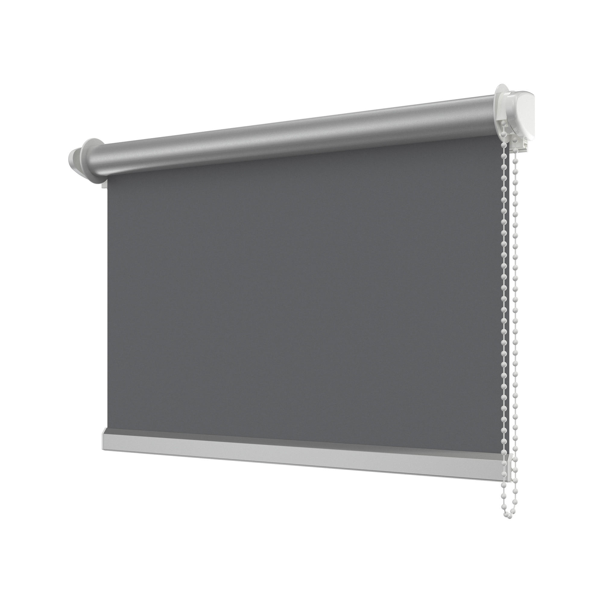 Interdeco Seitenzugrollo Blau, Grau 60x175x6 cm