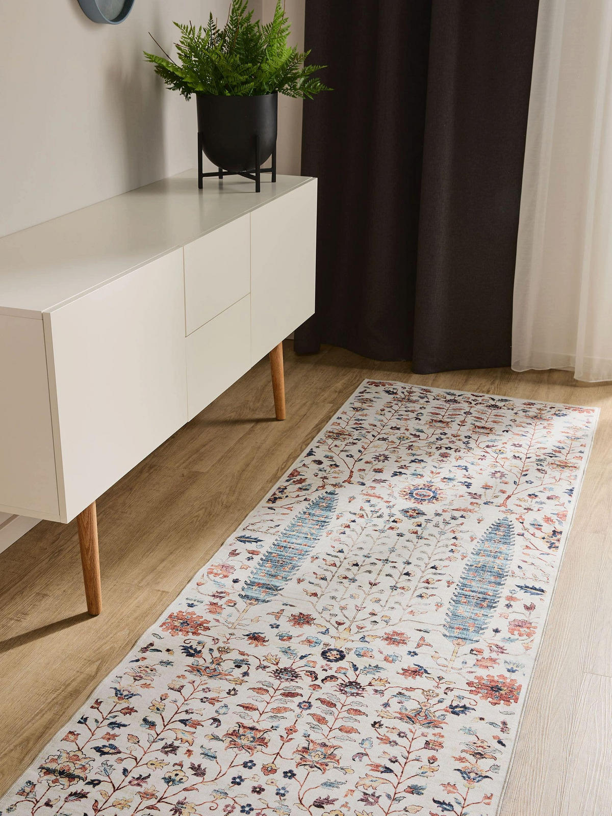 VINTAGE-LÄUFER George waschbar 80x240 cm - Multicolor, Kunststoff (80/240cm) - benuta
