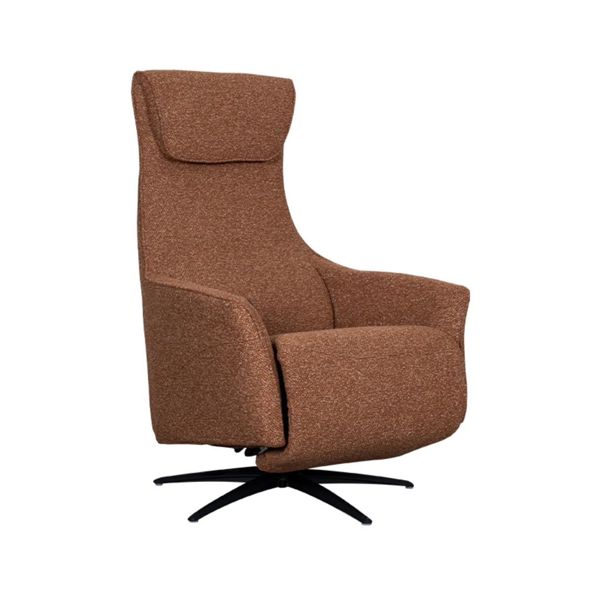 SESSEL Lund Braun 83/74/112 cm - Braun, Textil (74/112/83cm) - LABEL51