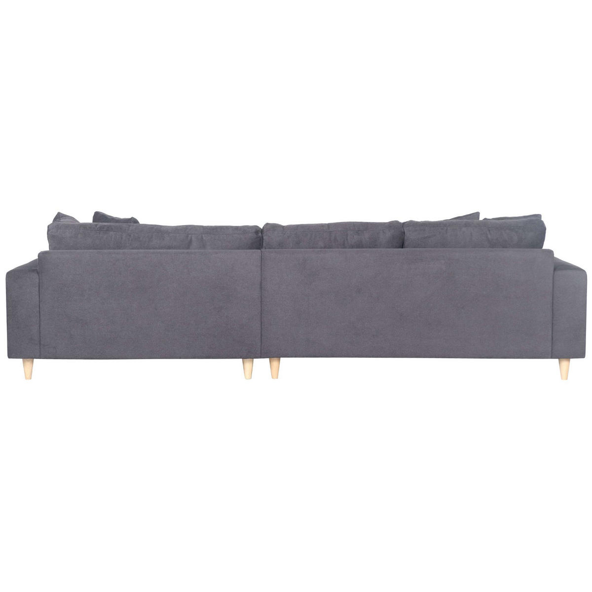 ECKSOFA Gorino - Hellbraun/Dunkelgrau, Holz/Textil (283/176cm) - Mr. Deko