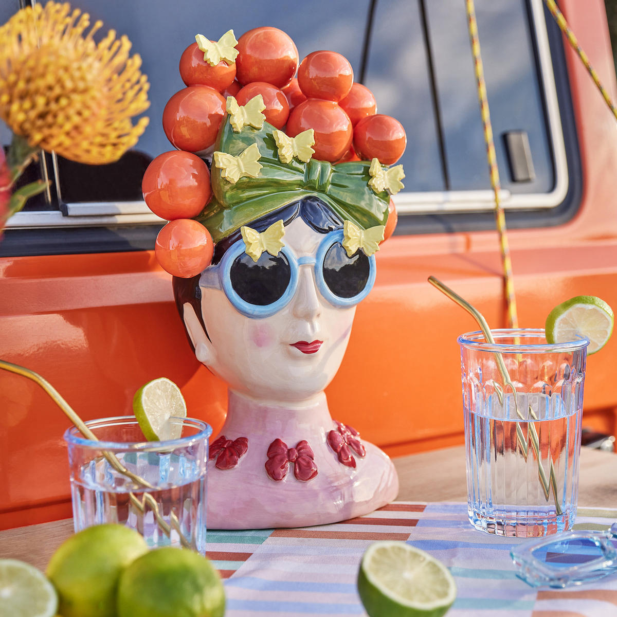 DEKO-STATUE Arancia - Multicolor, Keramik (16/37/21cm) - Butlers