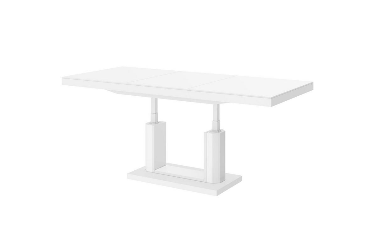 COUCHTISCH rechteckig Weiß Hochglanz 120/75/54 cm - Weiß Hochglanz, Holzwerkstoff (75/120/54cm) - designimpex