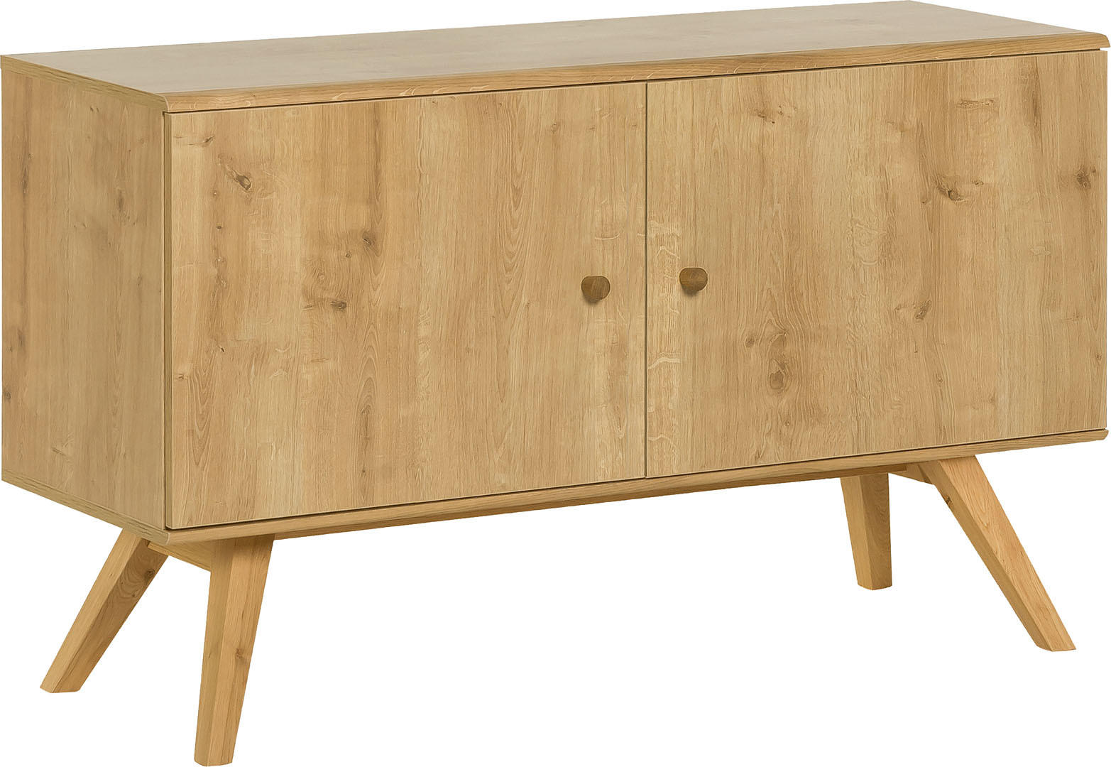 KOMMODE NATURE - Eichefarben, Holzwerkstoff (120/72/40cm) - Vox Möbel