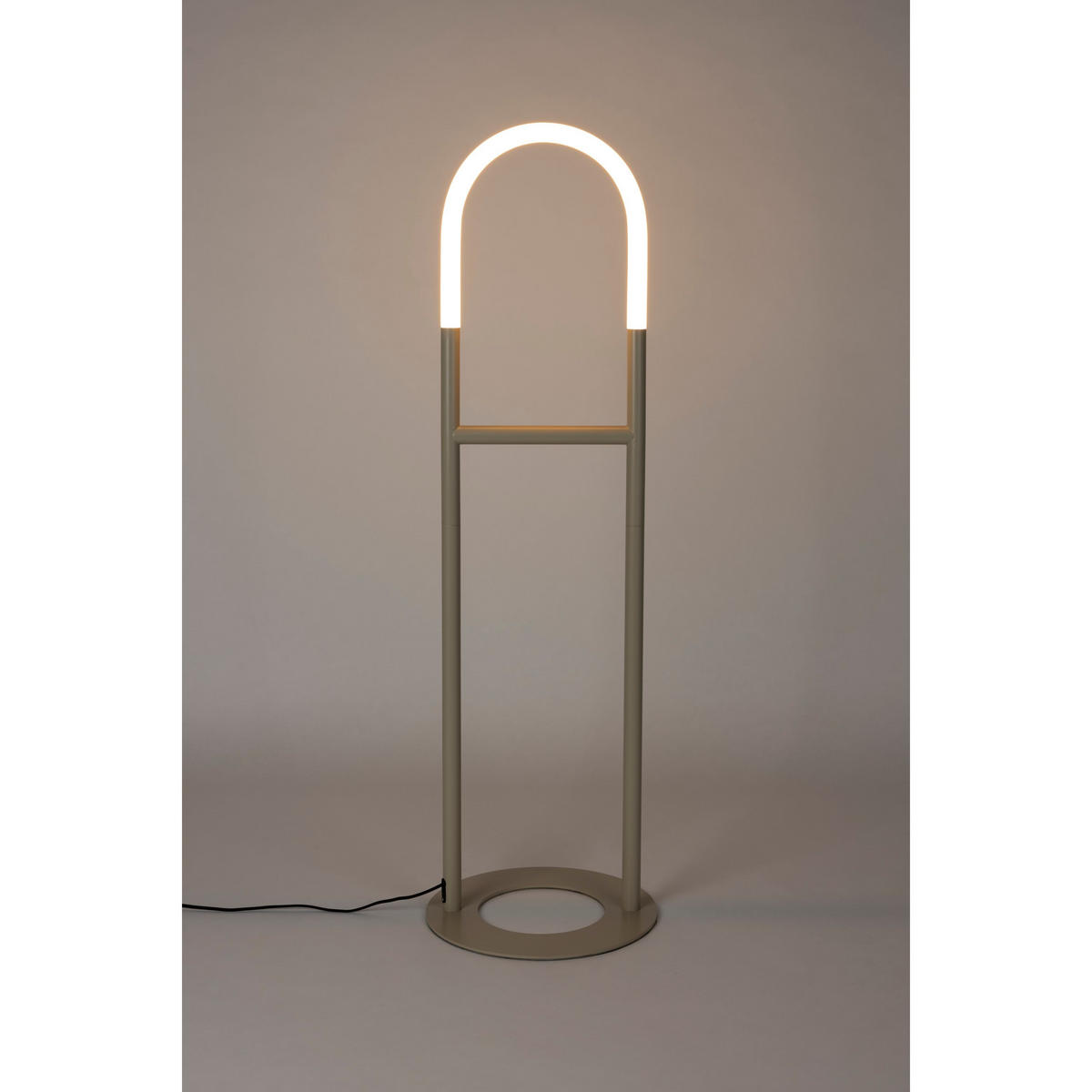 STEHLAMPE Arch Beige - Beige, Metall (40/40/135cm) - Zuiver