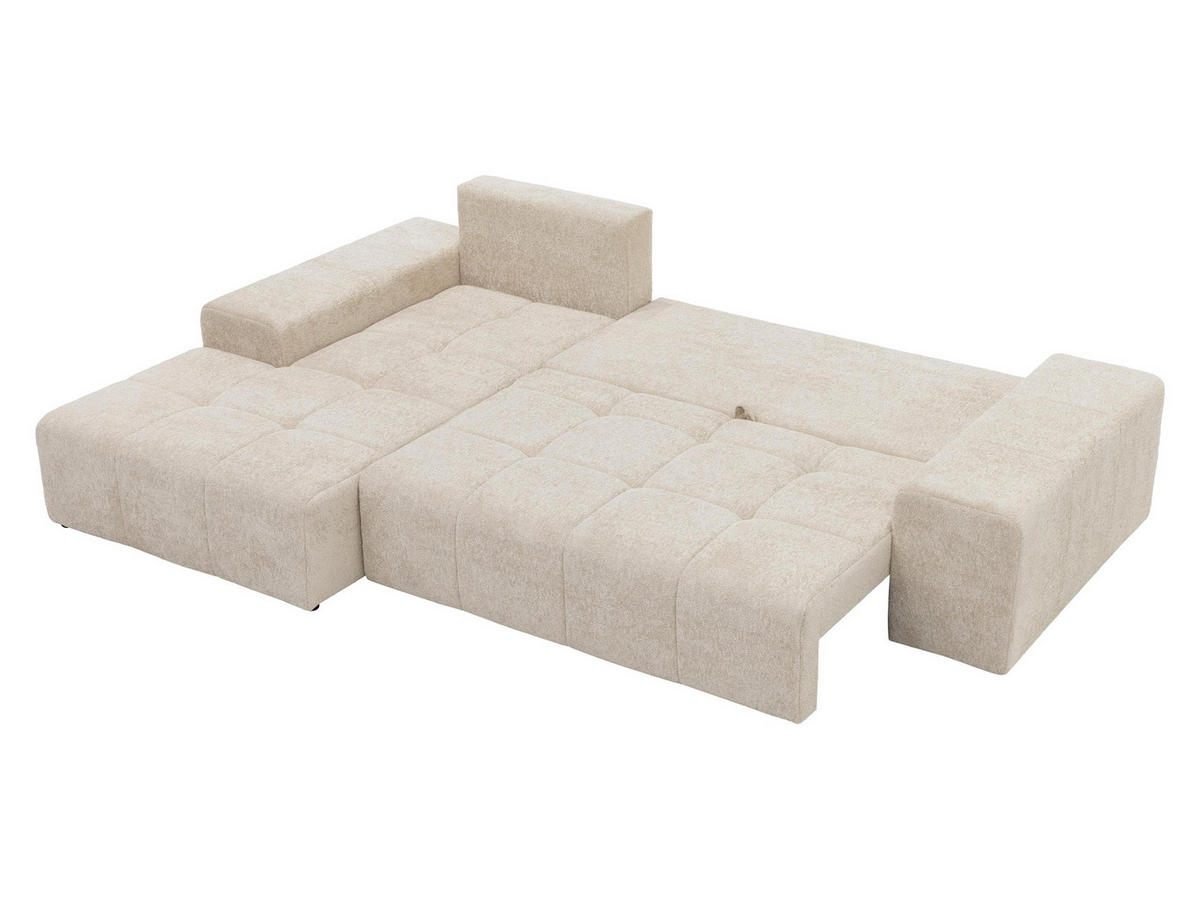 ECKSCHLAFSOFA Tonseo L, Seite: Links - Schwarz/Dunkelblau, Holz/Kunststoff (275/173cm) - MIRJAN24