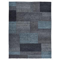 WOLLTEPPICH Dalas 250x350 cm - Türkis, Textil (250/350cm) - THEKO