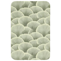 KÚPEĽŇOVÁ PREDLOŽKA Ventilátor - list - zelený 60x90 cm - pastelová zelená, textil/plast (60/90cm) - OnlyWow