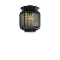 DECKENLEUCHTE Velo Rauch Ø 20cm - Grau, Glas (20/20/23cm) - s.luce