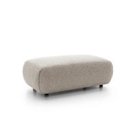 MASSENO Sitzhocker ZEST, Modern Polsterhocker, Fußhocker Grau - Grau, Holzwerkstoff/Kunststoff (70/42/113cm) - MASSENO