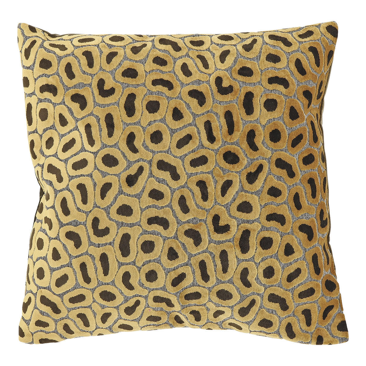 DEKOKISSEN Mirelle Gelb 45/45/8 cm - Gelb, Textil (45/45cm) - Unique Living