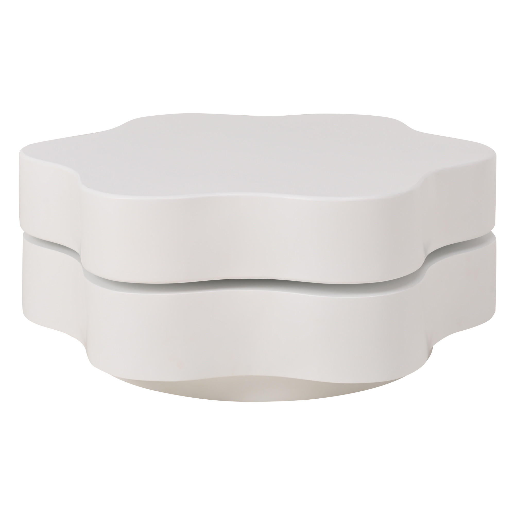 COUCHTISCH Cremeweiß - Weiß, Holzwerkstoff (74.8/67.5/31cm)