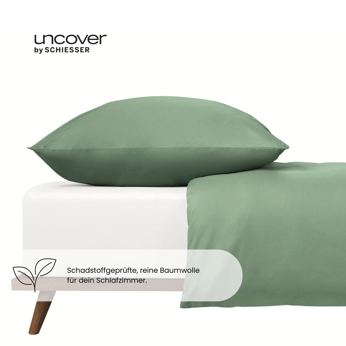 SPANNBETTLAKEN New Jersey - Edeljersey - 150 x 200 cm - Weiß - Weiß, Textil (150/200cm) - Uncover by Schiesser